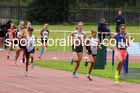 Girls under-13s 800 metres, 2023 Northern Under-13s, Under-15s and Under-17s, Middlesbrough.  Photo: David T. Hewitson/Sports for All Pics